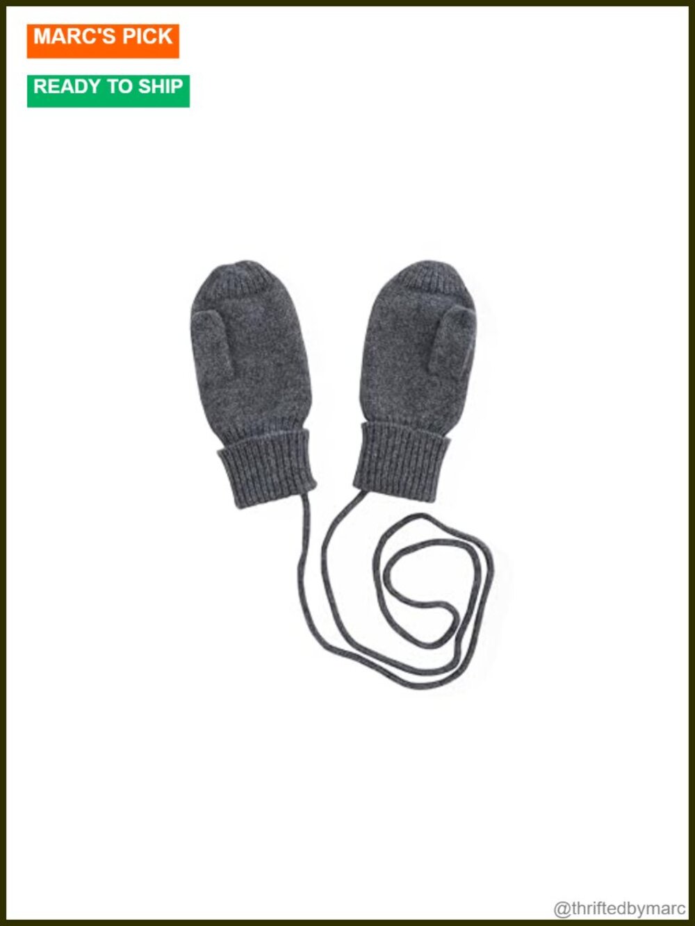 100% Cashmere Baby & Kids Mittens with Thumb, Warm Winter Gloves